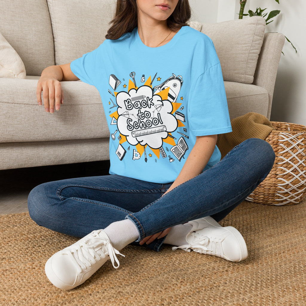 Back to School Graphic Tee — Fun Doodle School Supplies T-Shirt