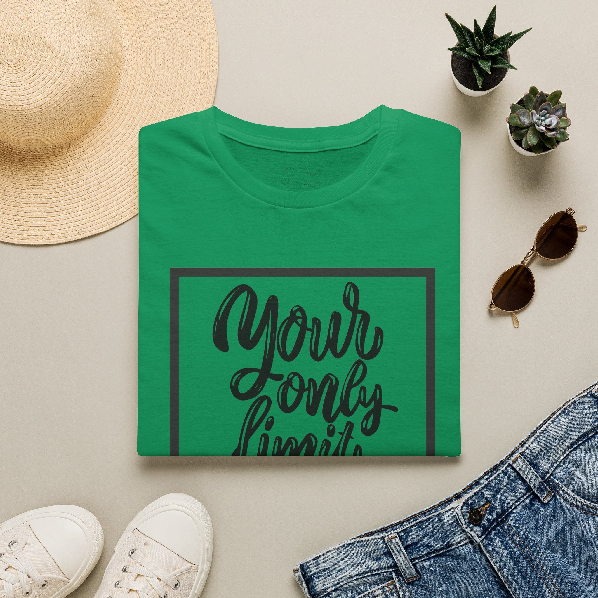 Your Only Limit Is You T-Shirt — Inspirational Quote Tee