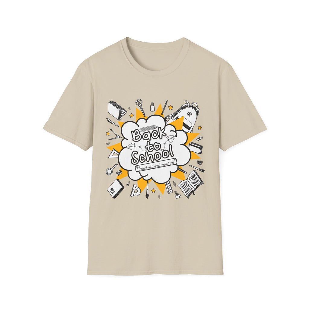 Back to School Graphic Tee — Fun Doodle School Supplies T-Shirt
