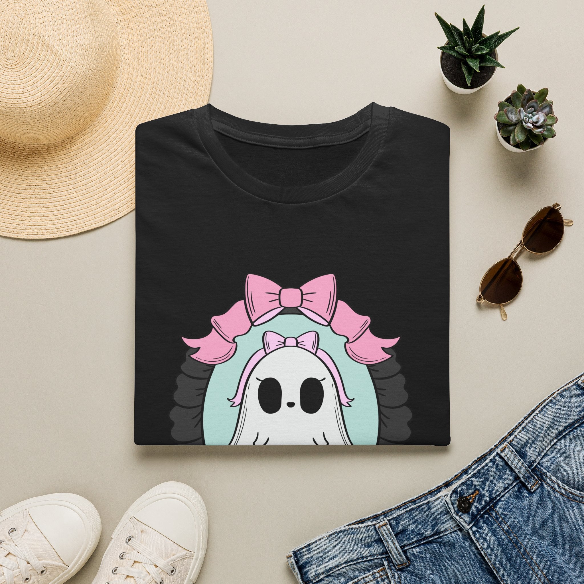 Spooky Vibes Ghost T-Shirt