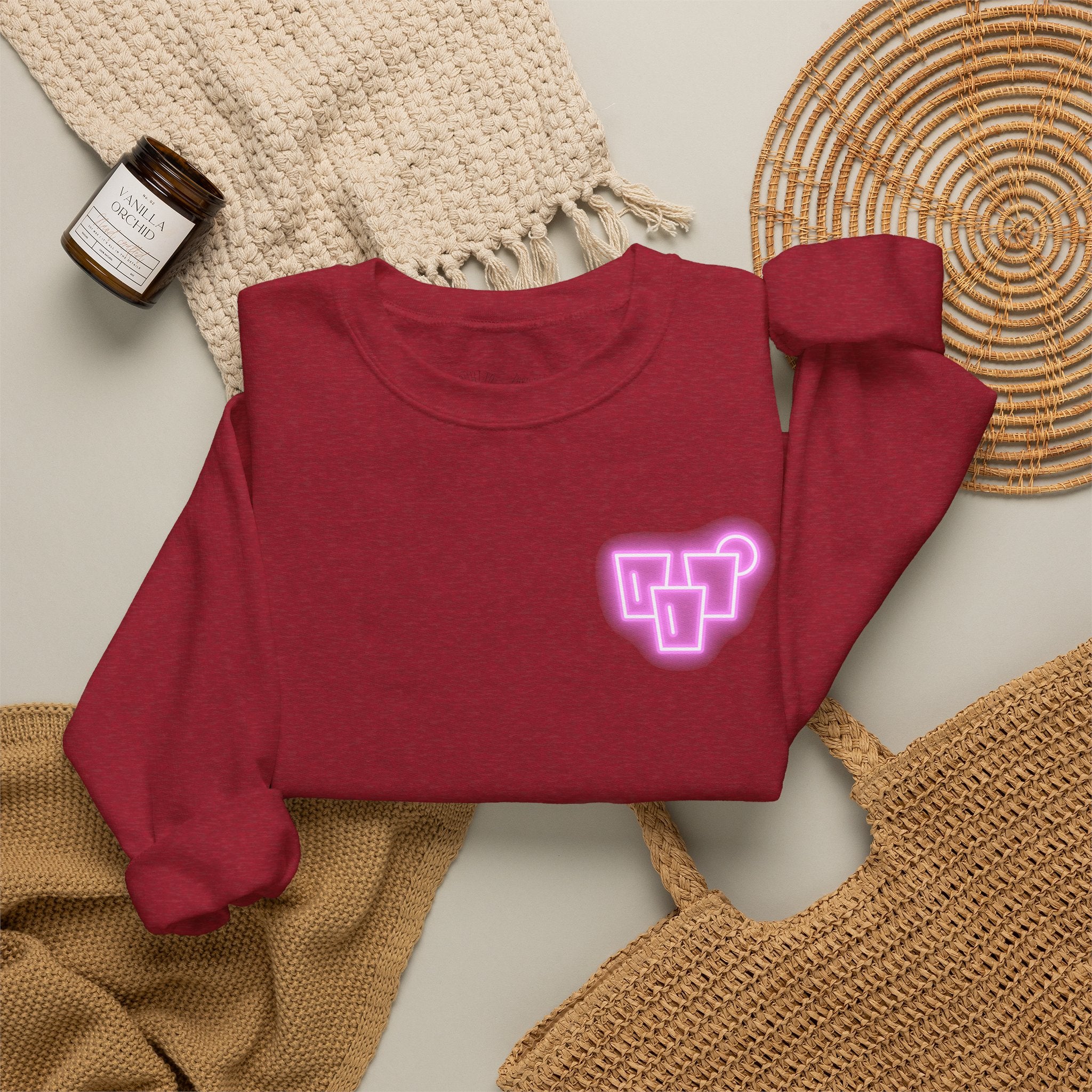 Crewneck Sweatshirt — "Trust Me You Can Dance" Vodka Graphic