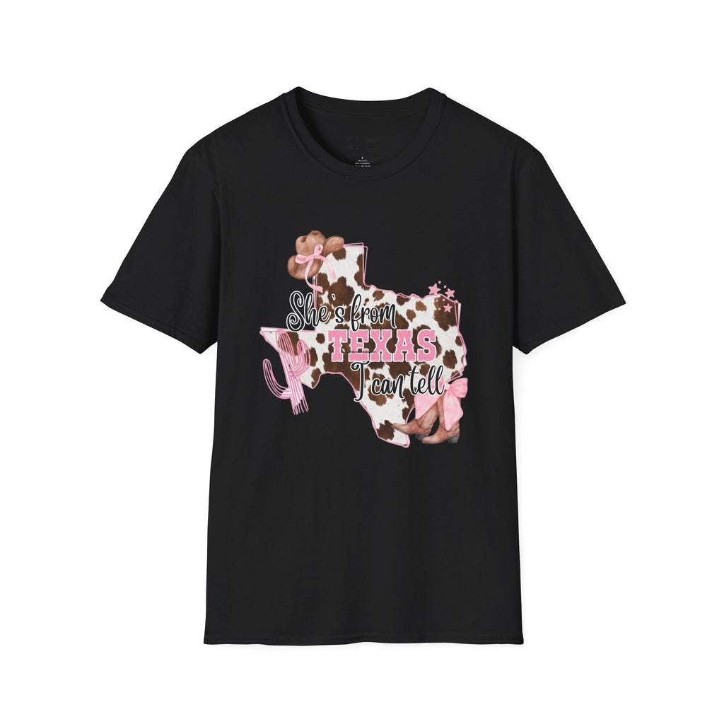 She’s from Texas Unisex Softstyle T-Shirt