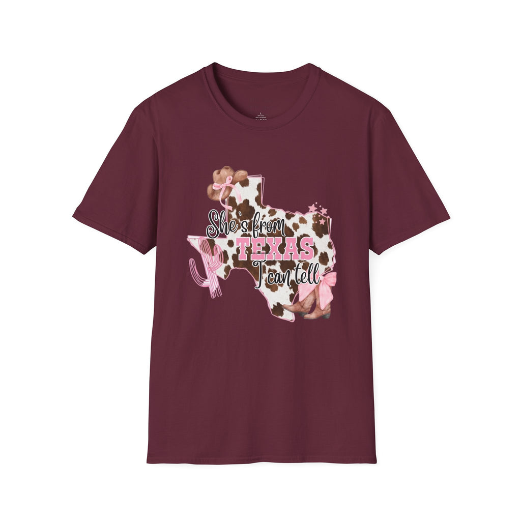 She’s from Texas Unisex Softstyle T-Shirt