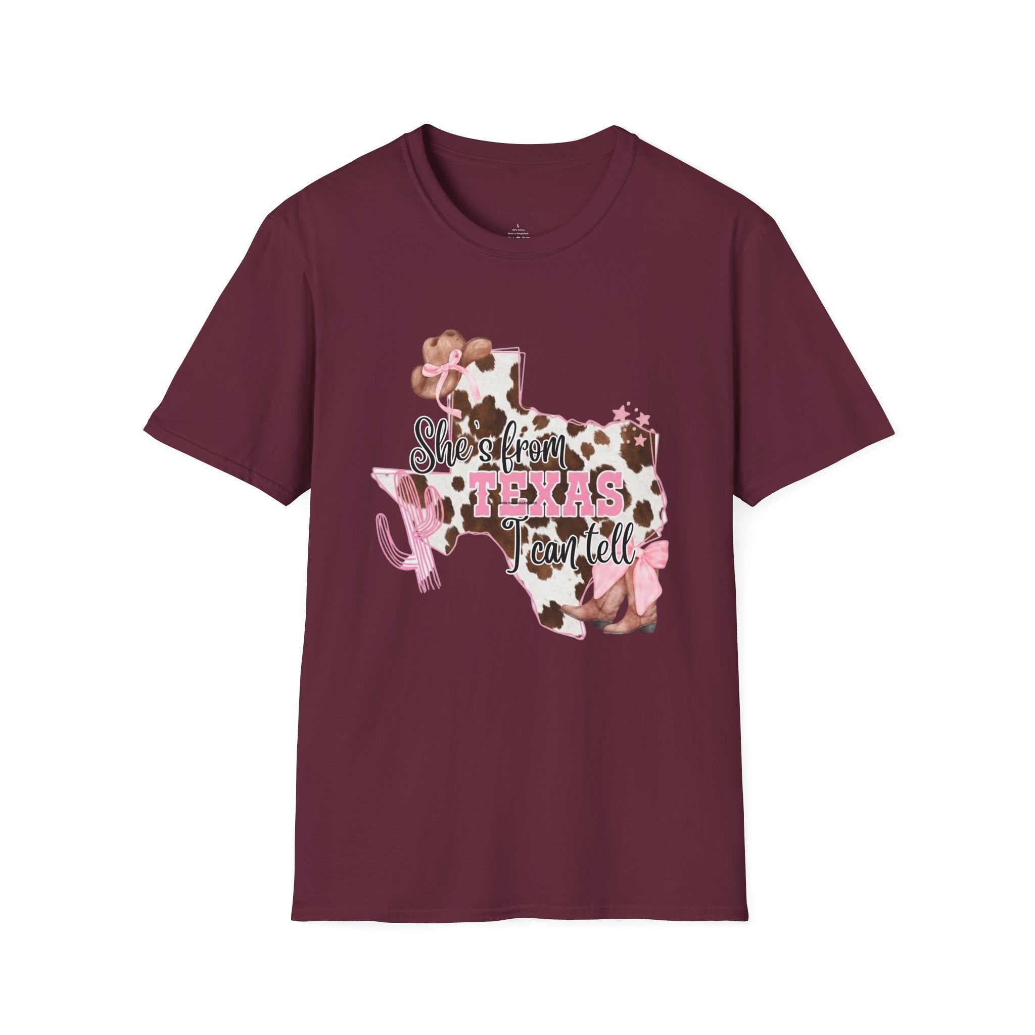 She’s from Texas Unisex Softstyle T-Shirt