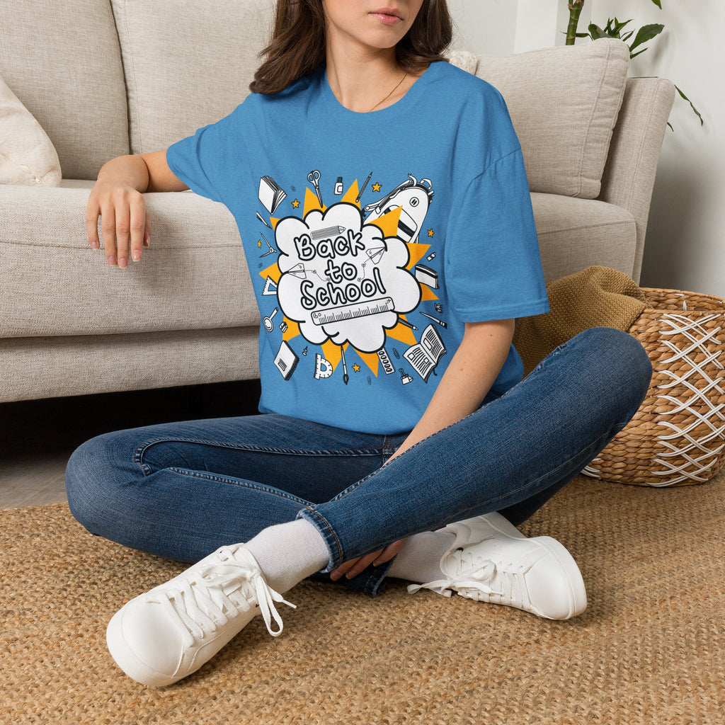 Back to School Graphic Tee — Fun Doodle School Supplies T-Shirt