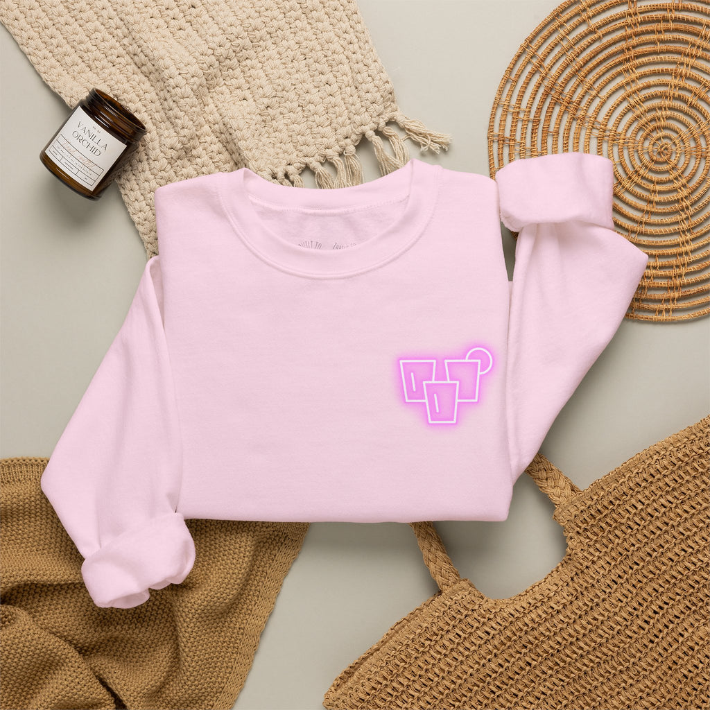 Crewneck Sweatshirt — "Trust Me You Can Dance" Vodka Graphic