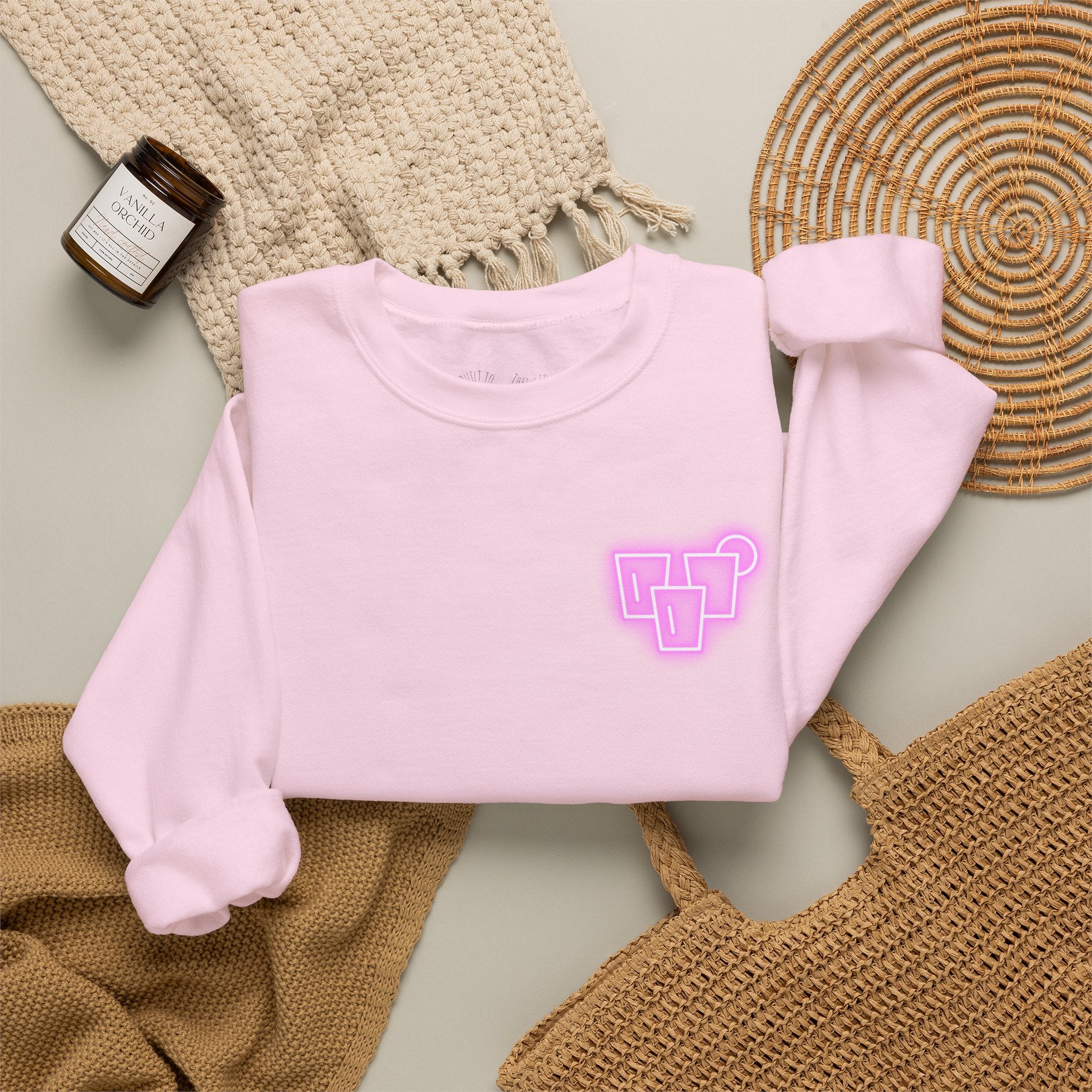 Crewneck Sweatshirt — "Trust Me You Can Dance" Vodka Graphic