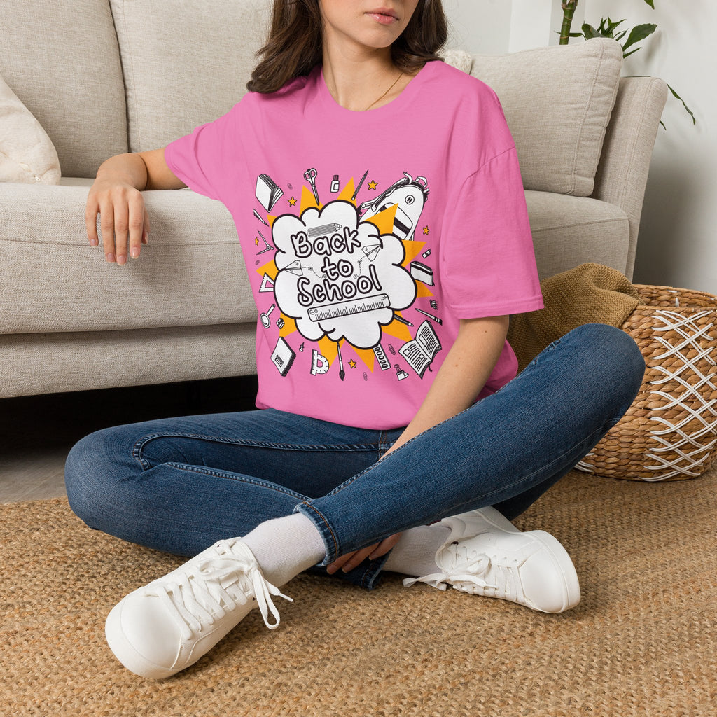 Back to School Graphic Tee — Fun Doodle School Supplies T-Shirt