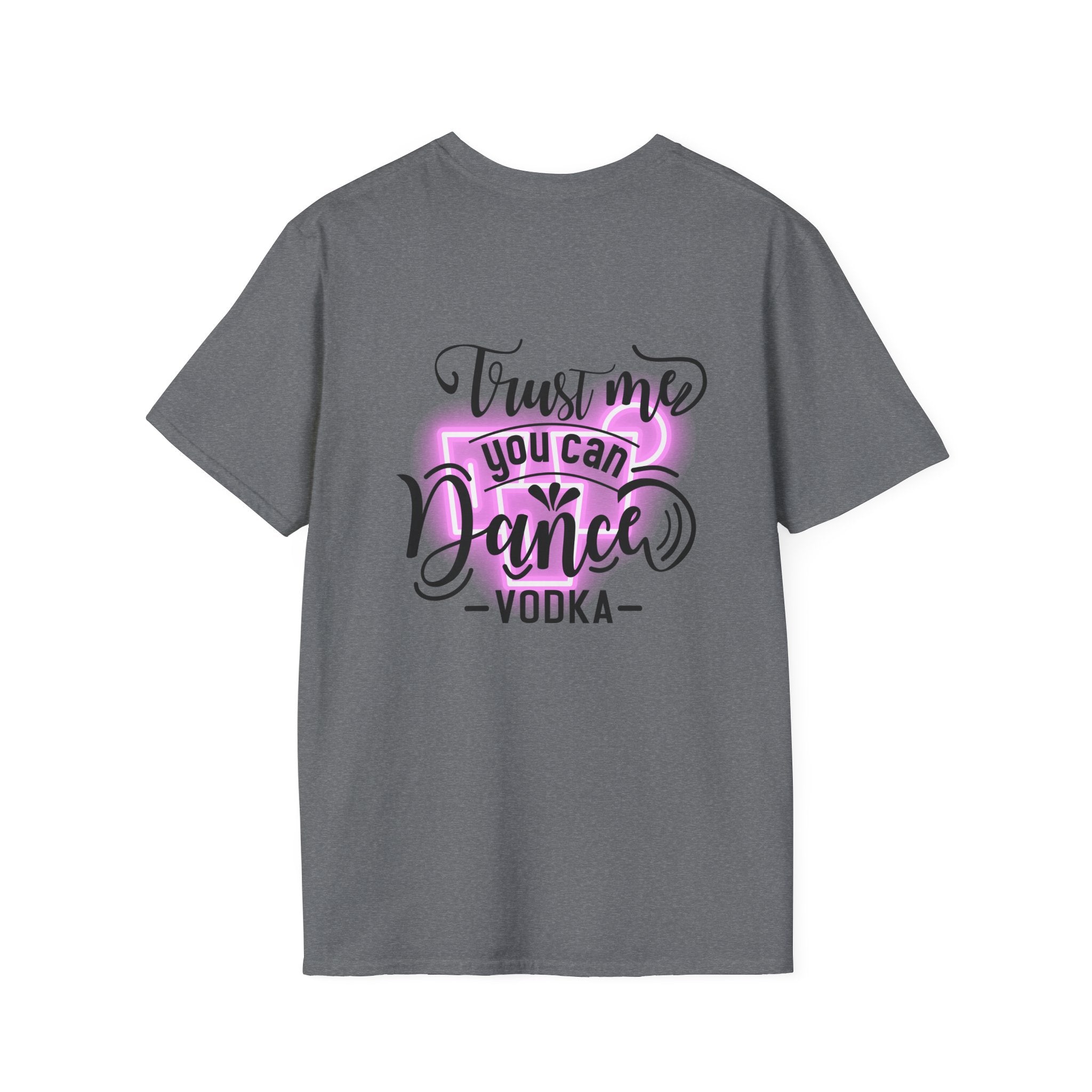 T‑Shirt — Neon Pink Retro Heart Logo Tee