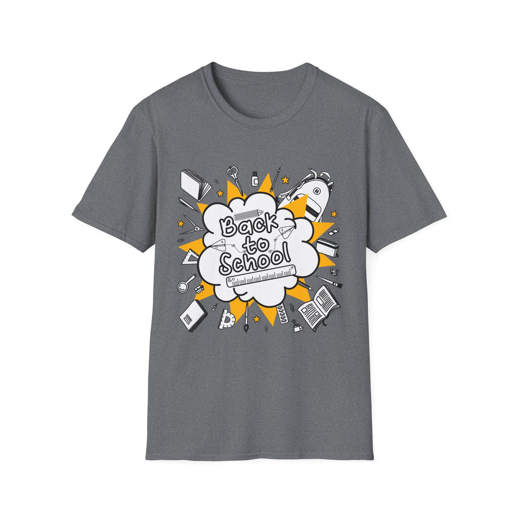 Back to School Graphic Tee — Fun Doodle School Supplies T-Shirt
