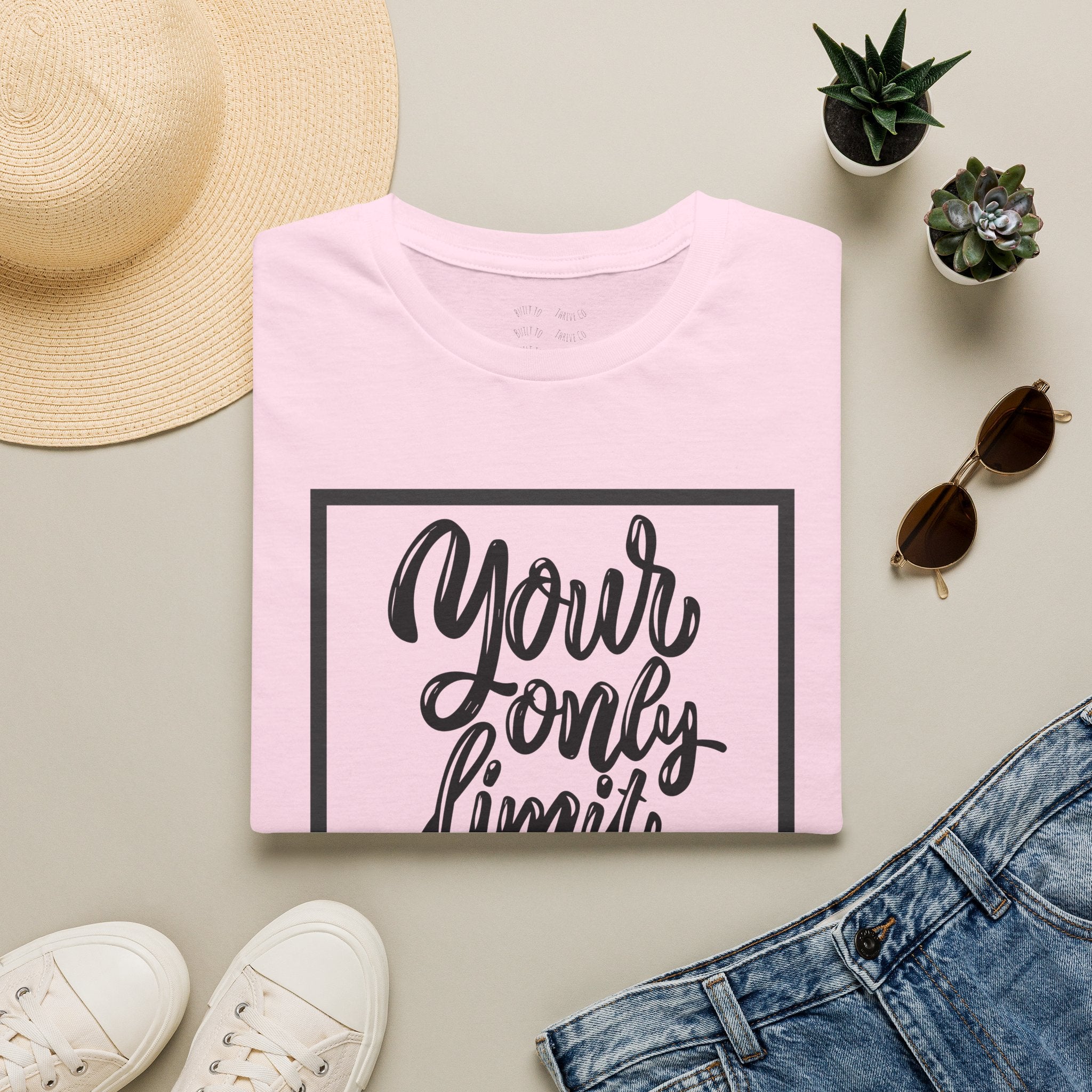 Your Only Limit Is You T-Shirt — Inspirational Quote Tee