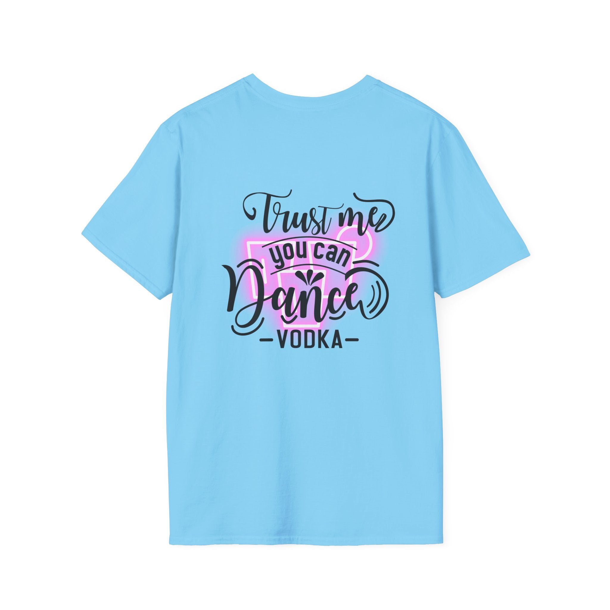 T‑Shirt — Neon Pink Retro Heart Logo Tee