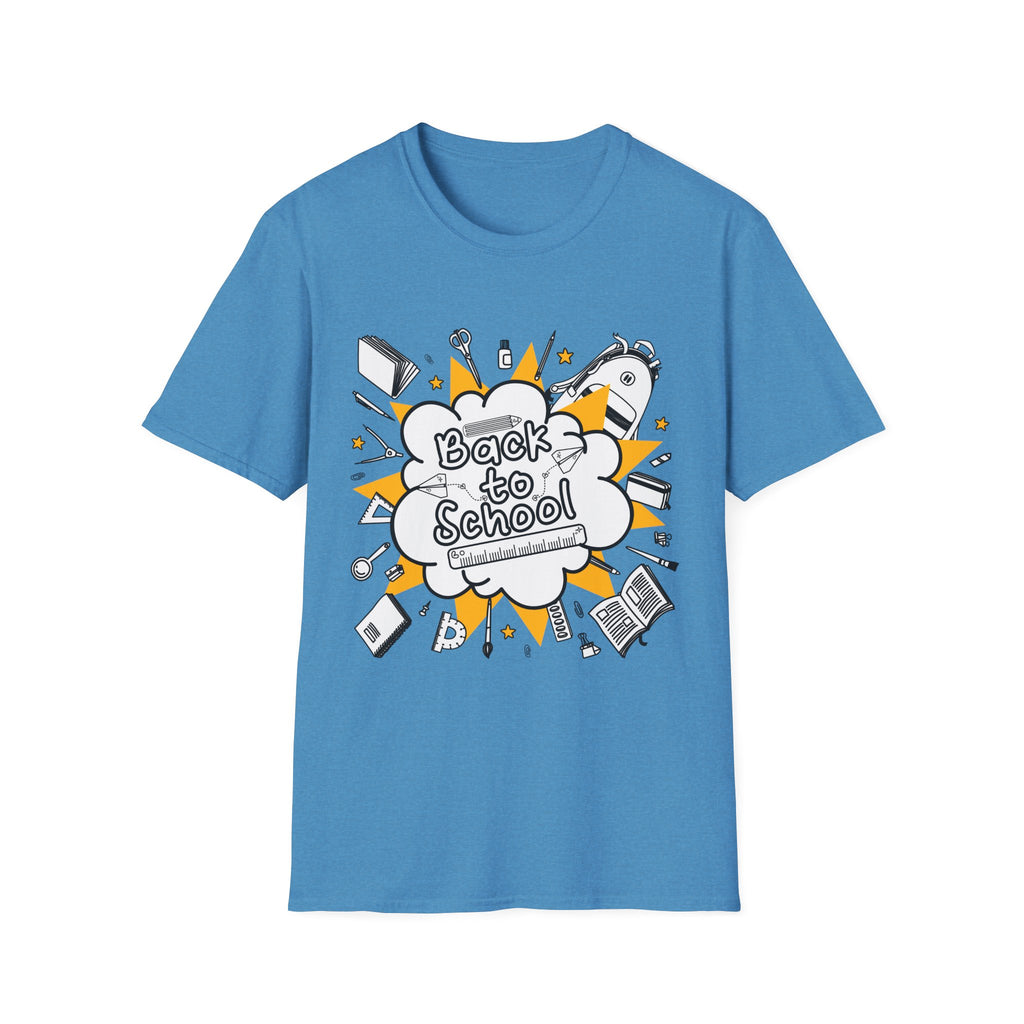 Back to School Graphic Tee — Fun Doodle School Supplies T-Shirt