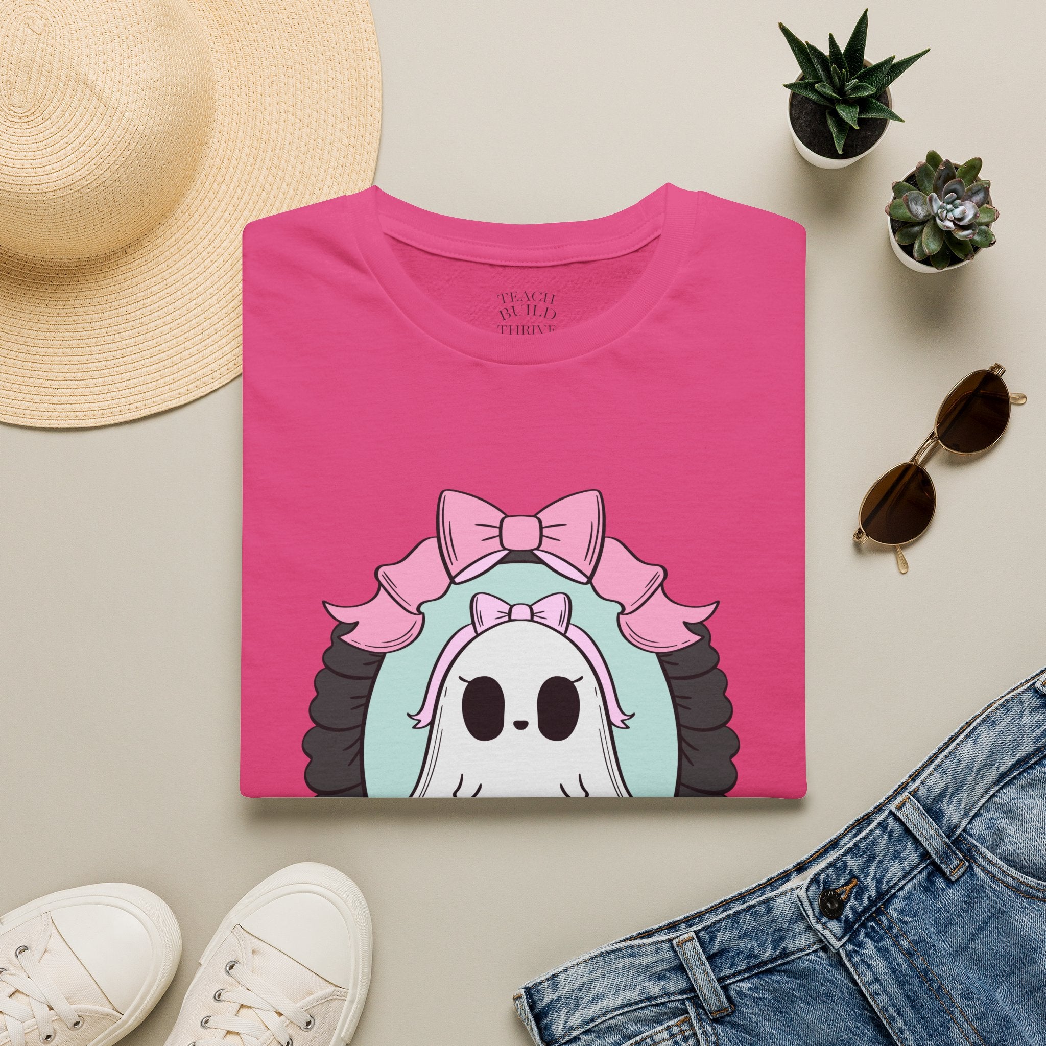 Spooky Vibes Ghost T-Shirt