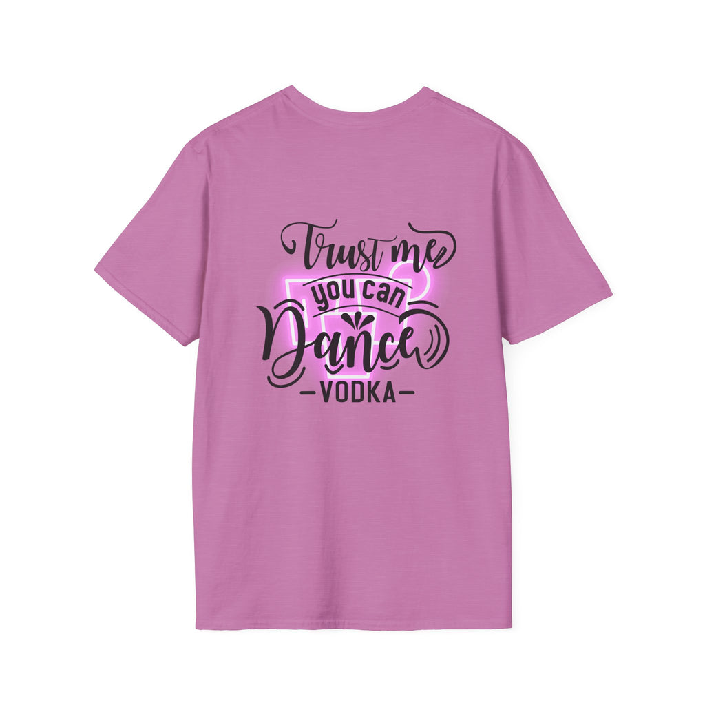 T‑Shirt — Neon Pink Retro Heart Logo Tee