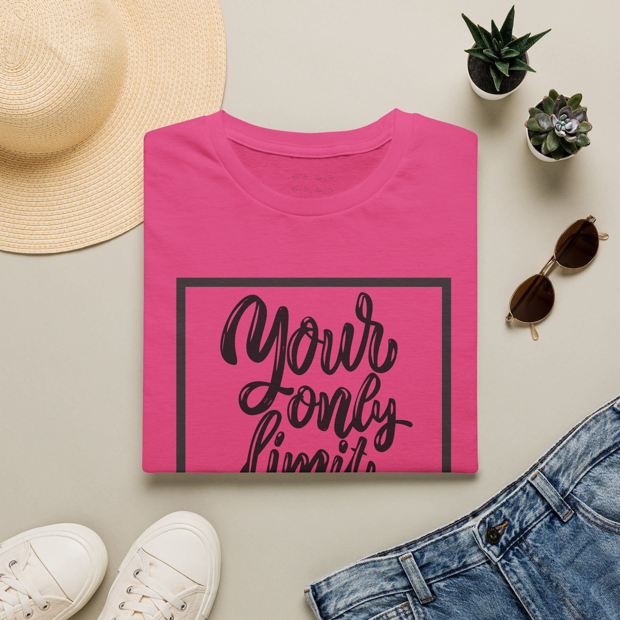Your Only Limit Is You T-Shirt — Inspirational Quote Tee