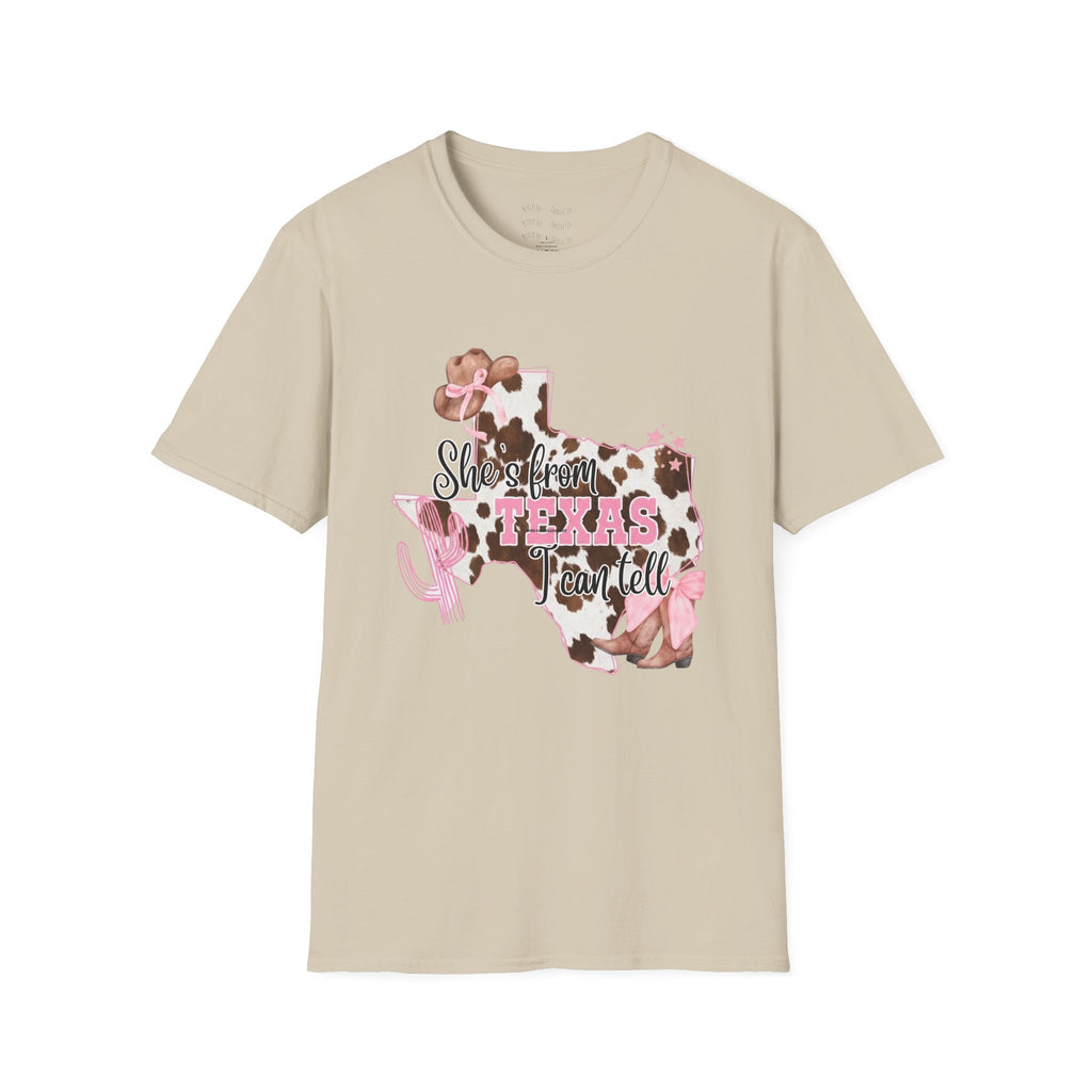 She’s from Texas Unisex Softstyle T-Shirt
