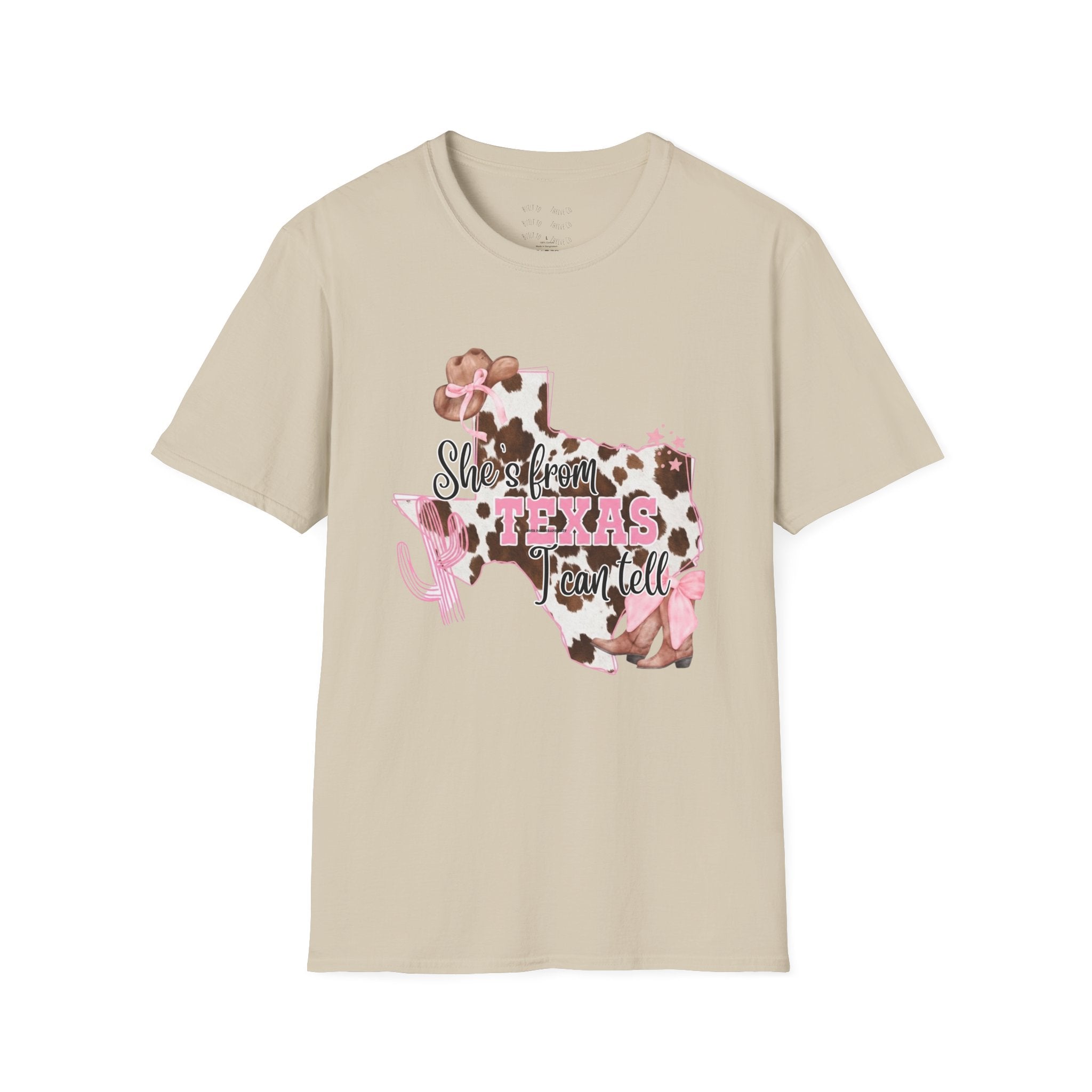 She’s from Texas Unisex Softstyle T-Shirt