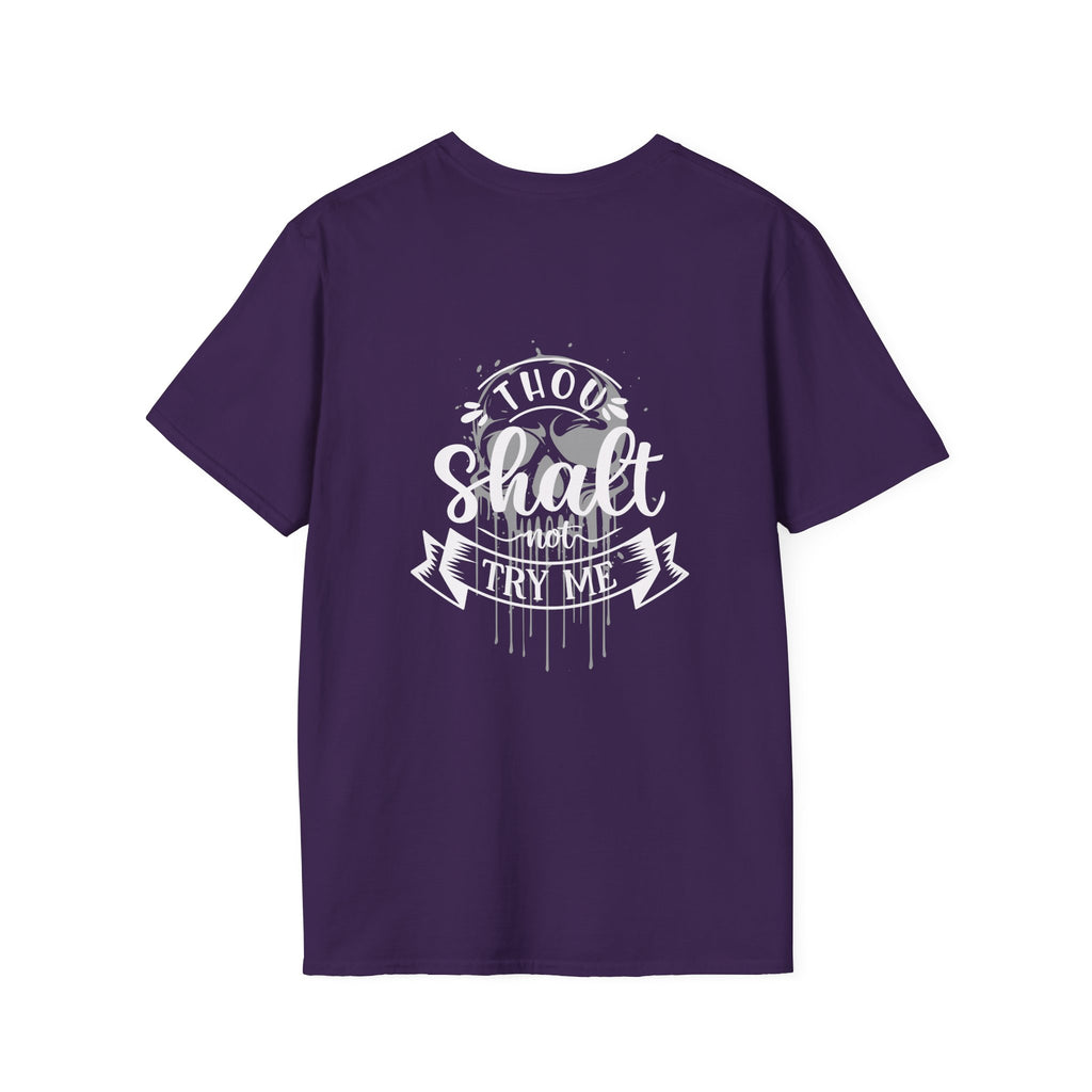 Skull Drip T-Shirt — Minimal Grunge Skull Chest Graphic