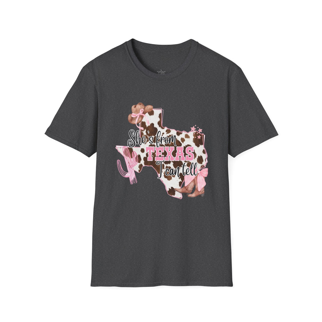 She’s from Texas Unisex Softstyle T-Shirt