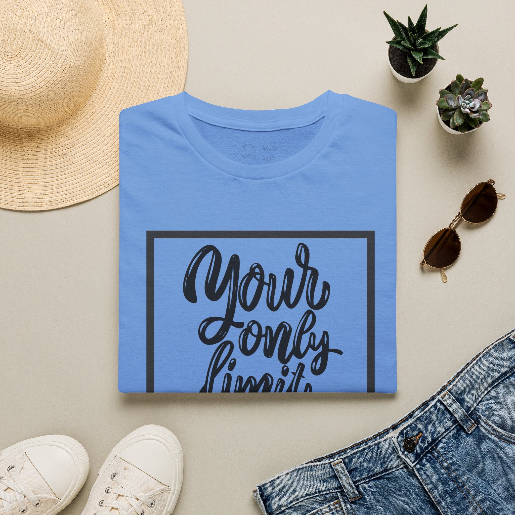 Your Only Limit Is You T-Shirt — Inspirational Quote Tee