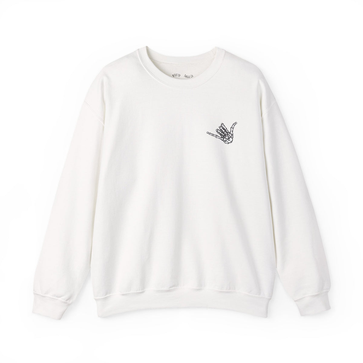 Crewneck Sweatshirt – 'I Speak My Mind Because It Hurts To Bite My Tongue' Graphic