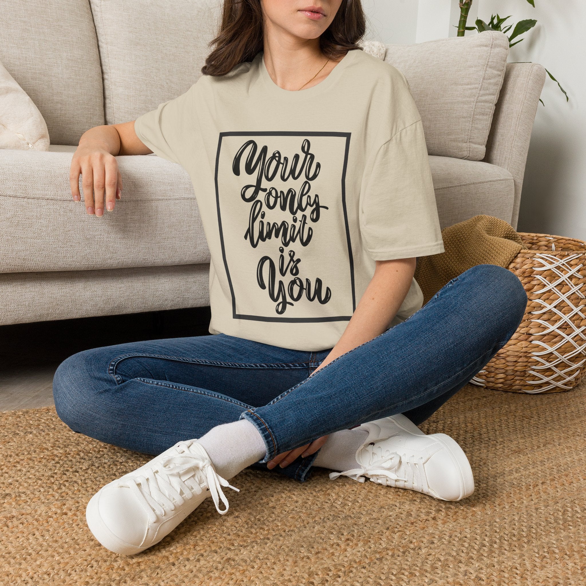 Your Only Limit Is You T-Shirt — Inspirational Quote Tee