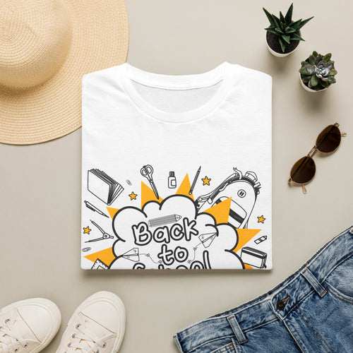 Back to School Graphic Tee — Fun Doodle School Supplies T-Shirt