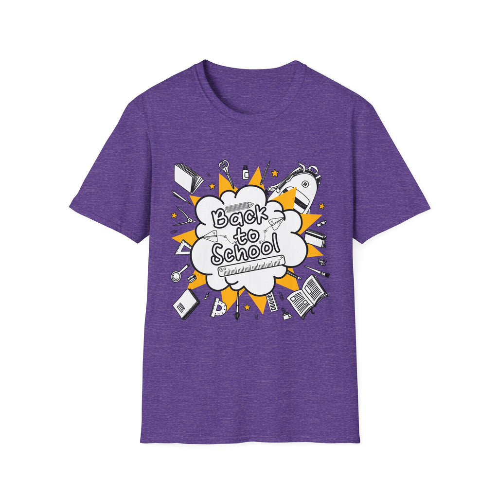 Back to School Graphic Tee — Fun Doodle School Supplies T-Shirt