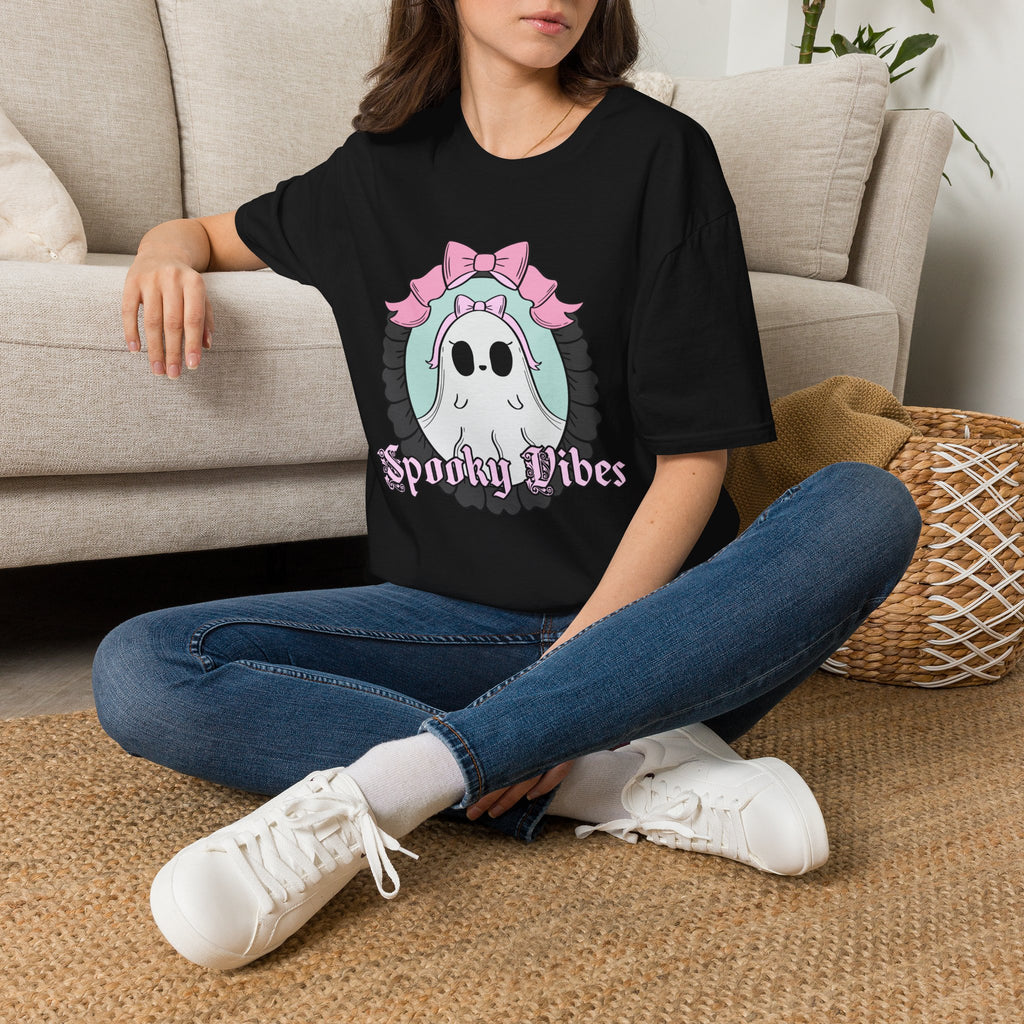 Spooky Vibes Ghost T-Shirt