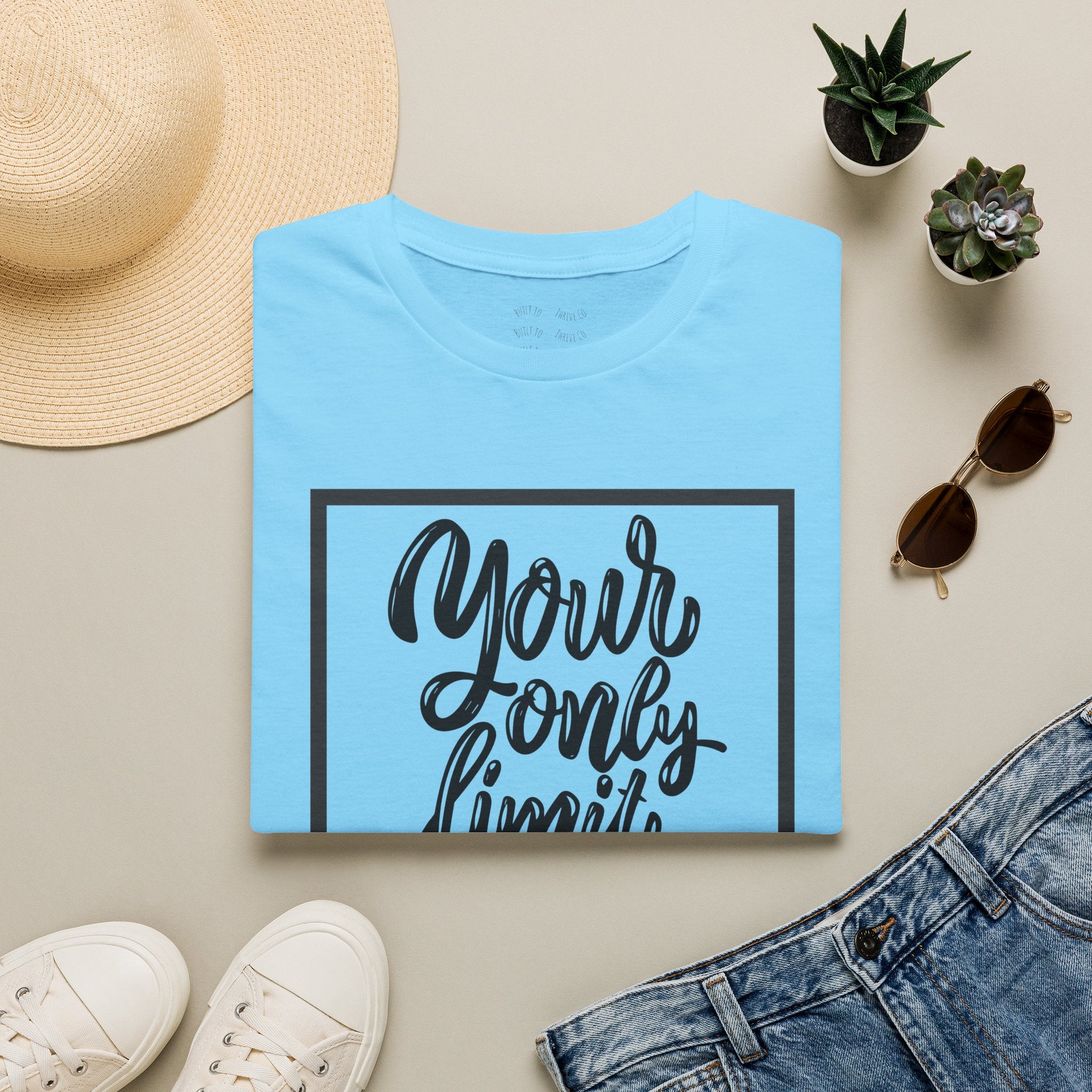 Your Only Limit Is You T-Shirt — Inspirational Quote Tee