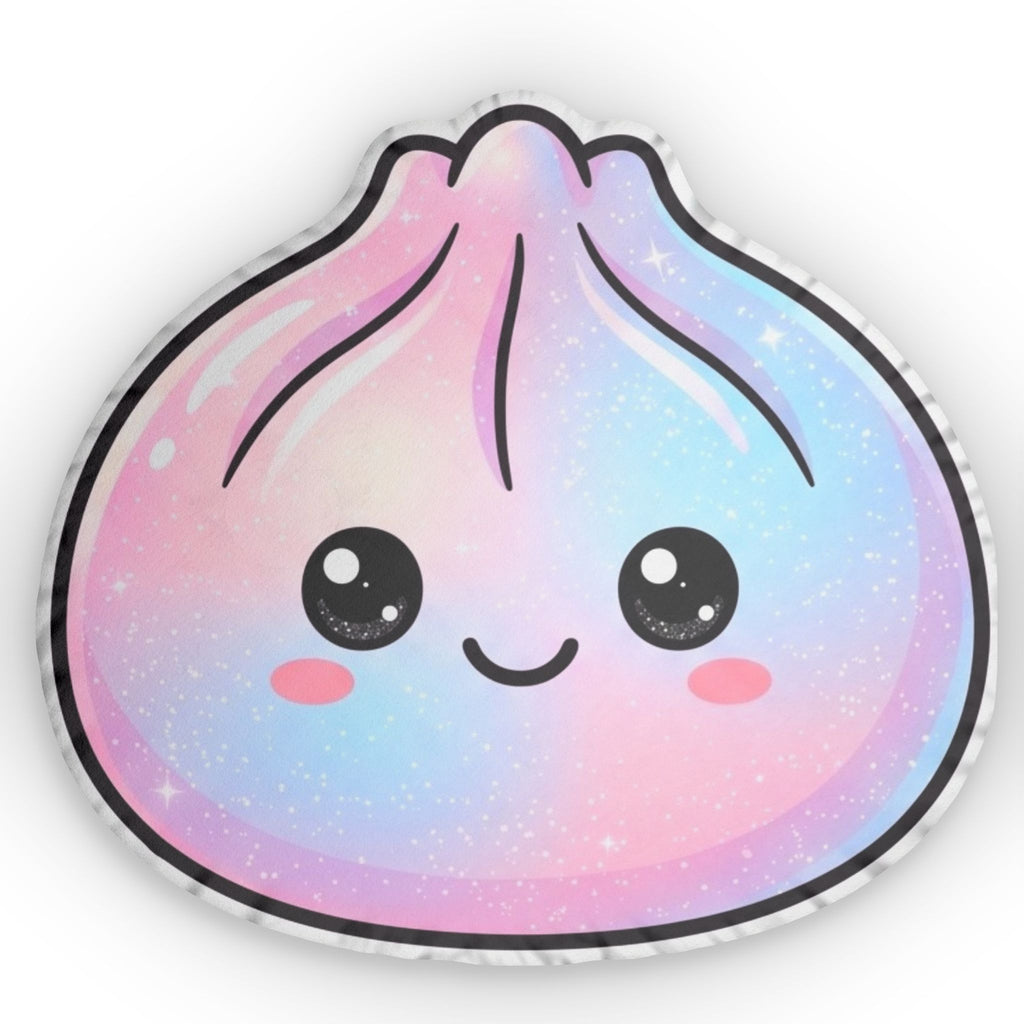 Kawaii Galaxy Dumpling Pillow — Cute Pastel Plush Accent Pillow