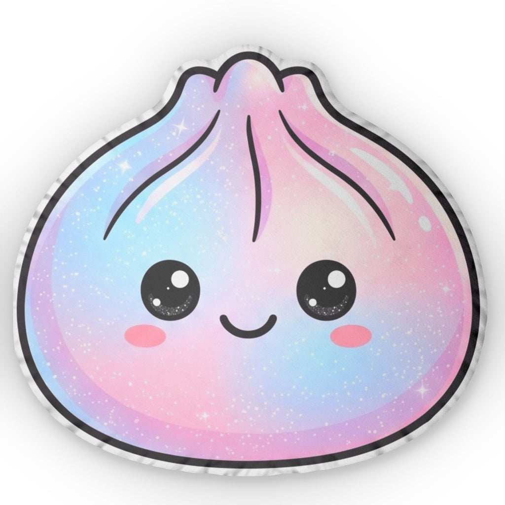 Kawaii Galaxy Dumpling Pillow — Cute Pastel Plush Accent Pillow