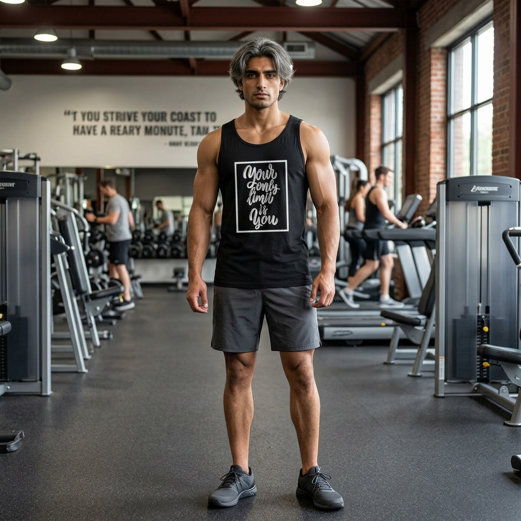 Inspirational 'Your Only Limit Is You' Tank Top
