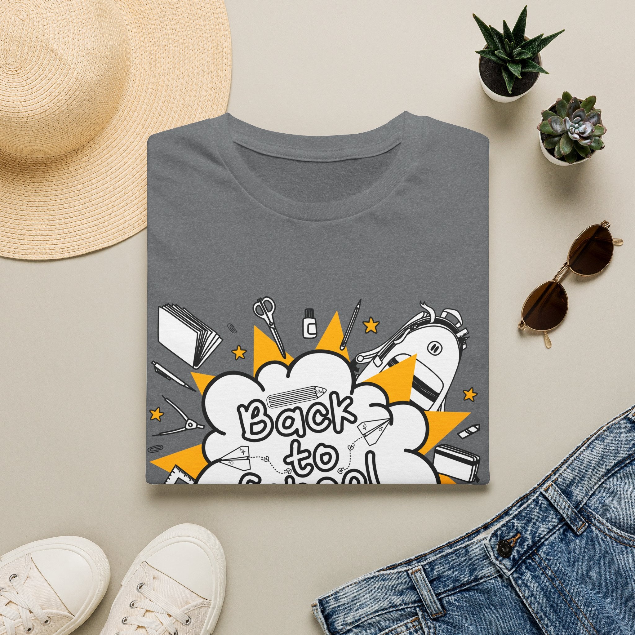 Back to School Graphic Tee — Fun Doodle School Supplies T-Shirt