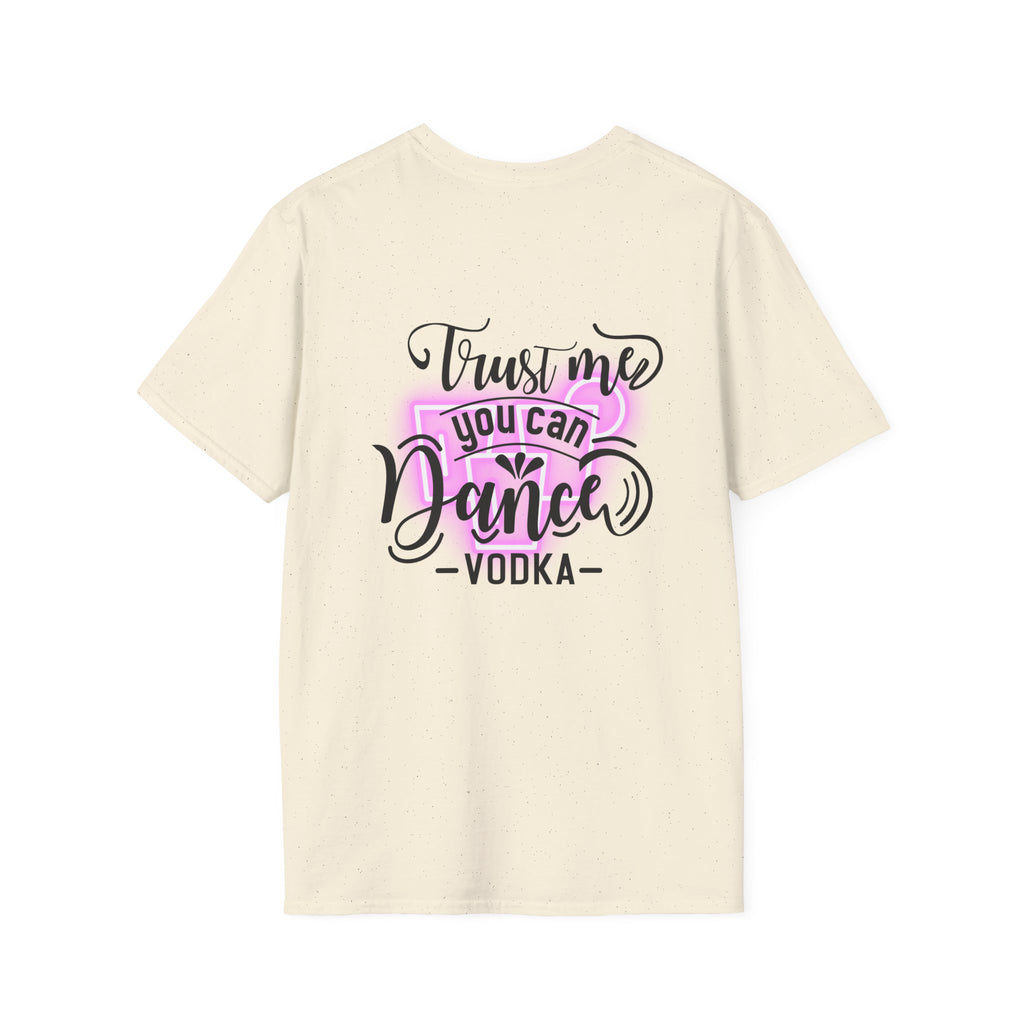 T‑Shirt — Neon Pink Retro Heart Logo Tee
