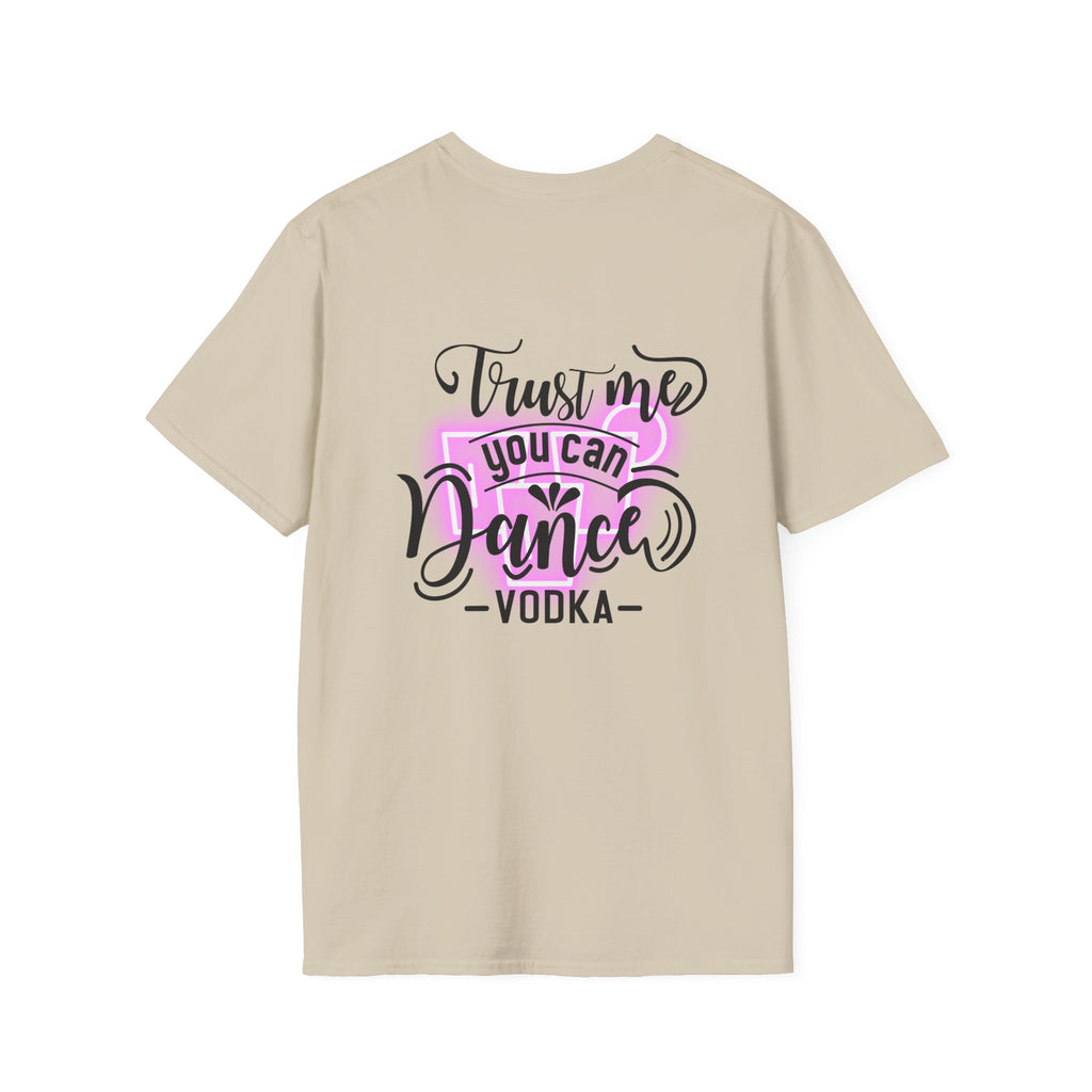 T‑Shirt — Neon Pink Retro Heart Logo Tee