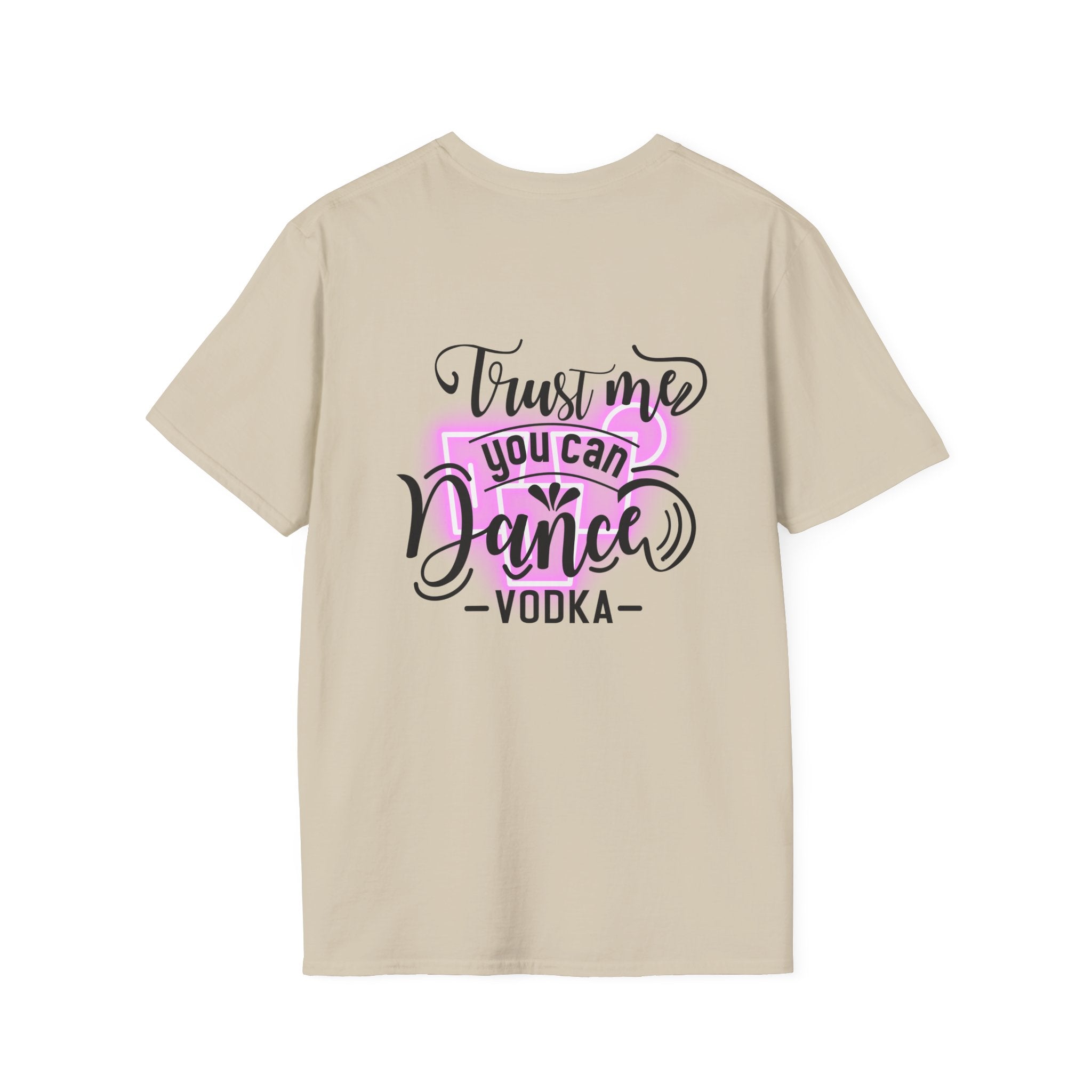 T‑Shirt — Neon Pink Retro Heart Logo Tee