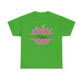 Customizable Checkerboard Apple Tee — Personalized Kids' Back-to-School Shirt