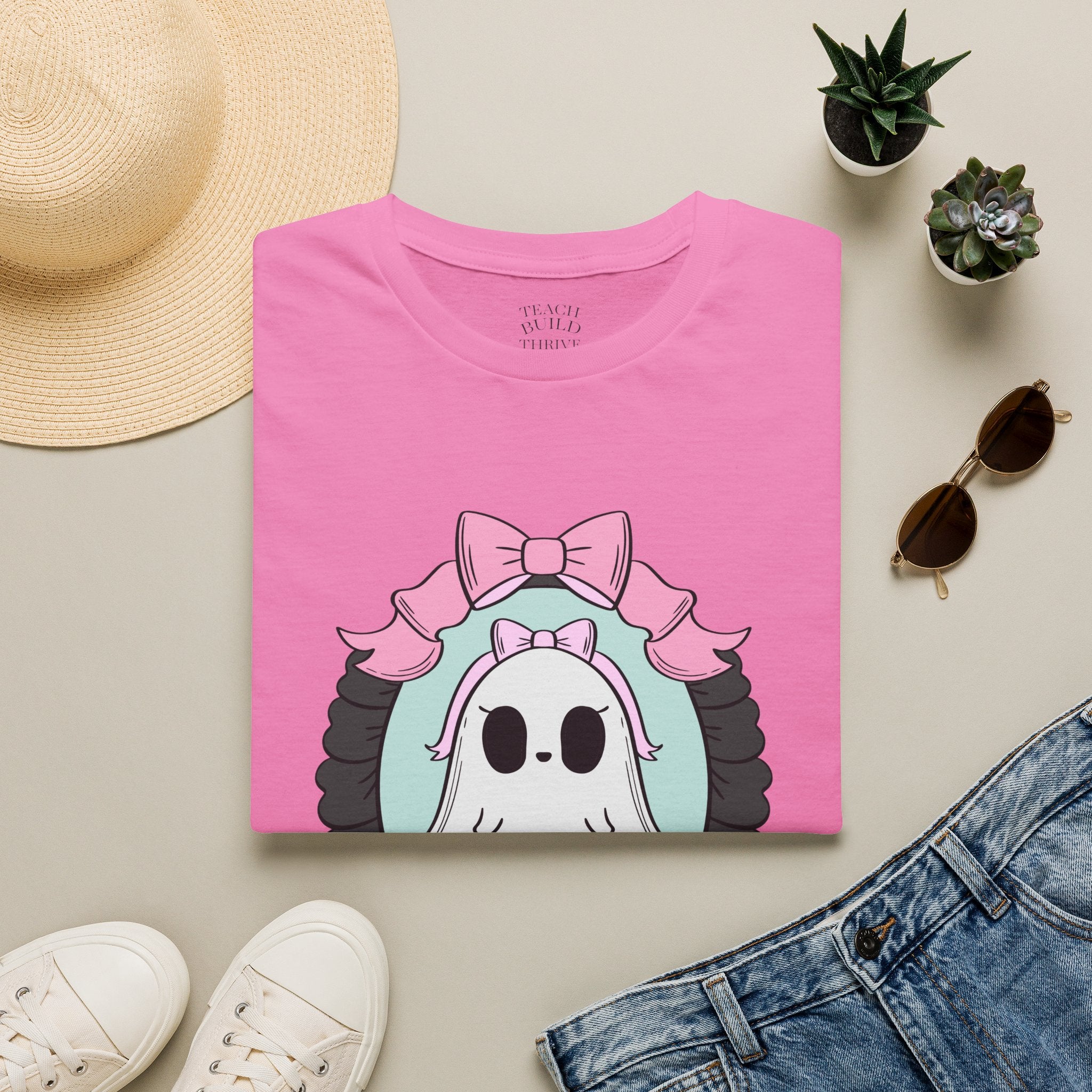 Spooky Vibes Ghost T-Shirt