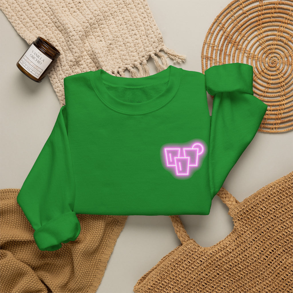 Crewneck Sweatshirt — "Trust Me You Can Dance" Vodka Graphic