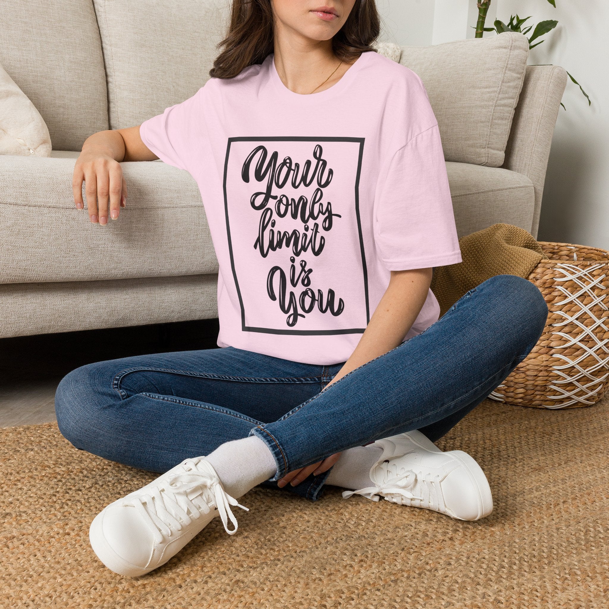 Your Only Limit Is You T-Shirt — Inspirational Quote Tee