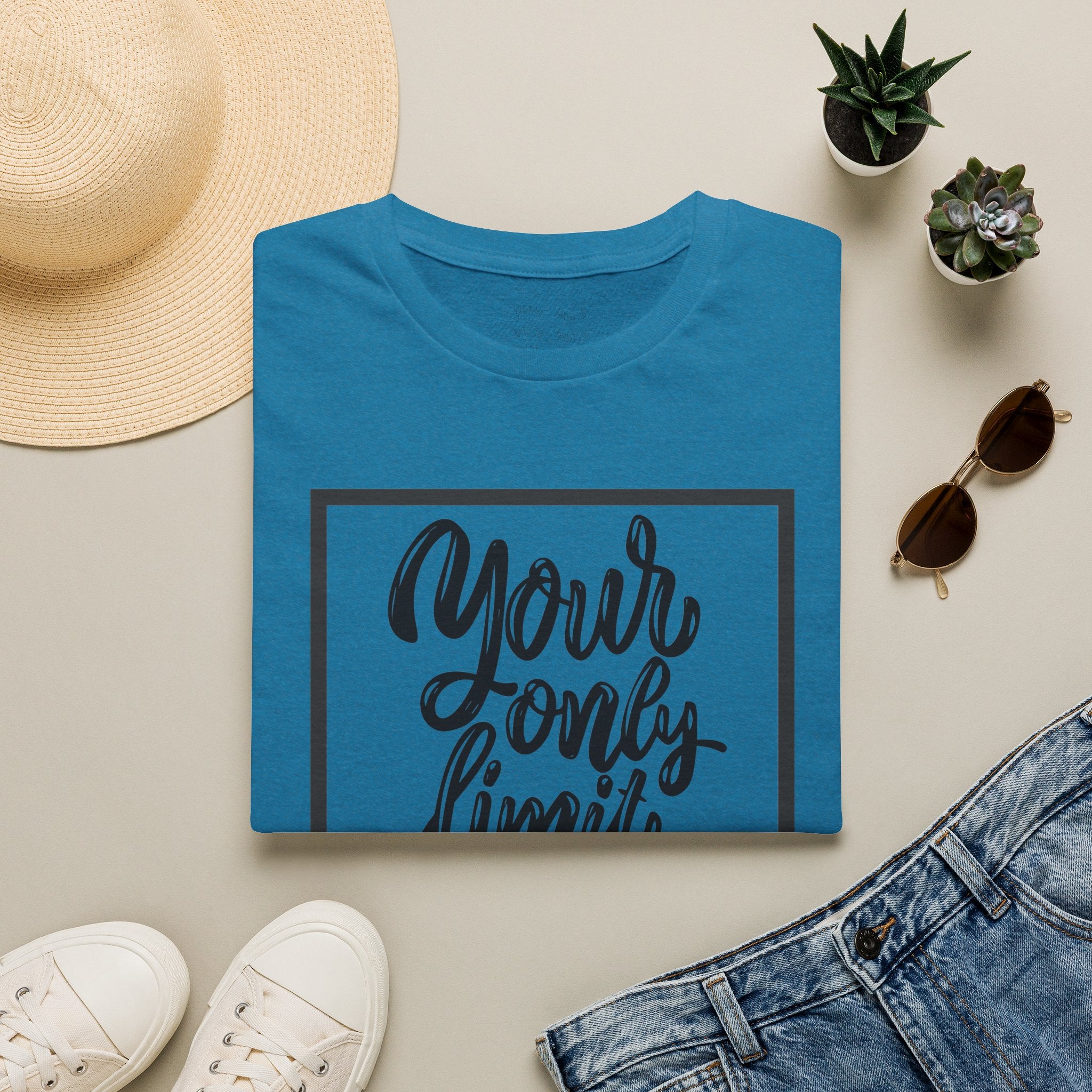 Your Only Limit Is You T-Shirt — Inspirational Quote Tee