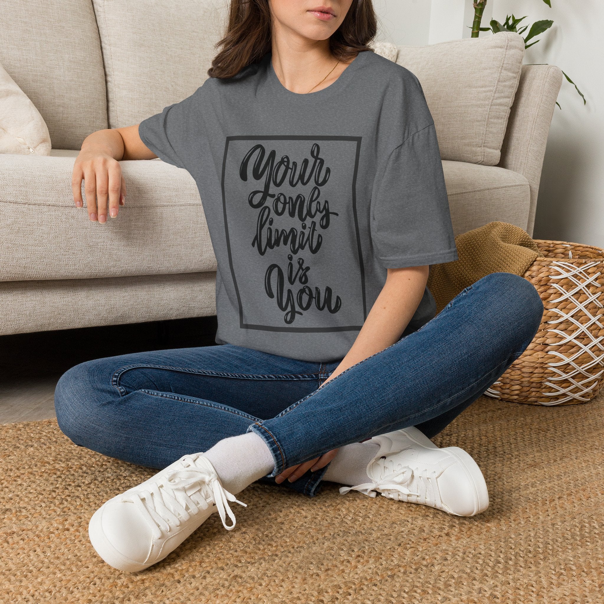 Your Only Limit Is You T-Shirt — Inspirational Quote Tee