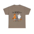 Fab-BOO-lous Halloween Tee — Cute Skeleton, Pumpkin & Ghost Trio Shirt