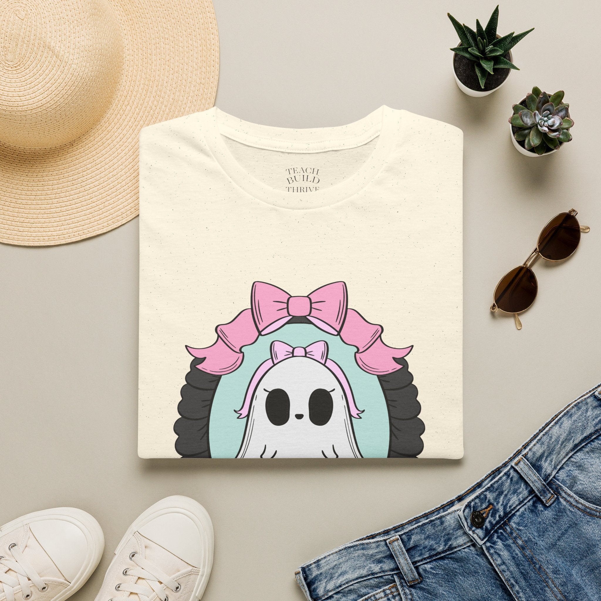 Spooky Vibes Ghost T-Shirt