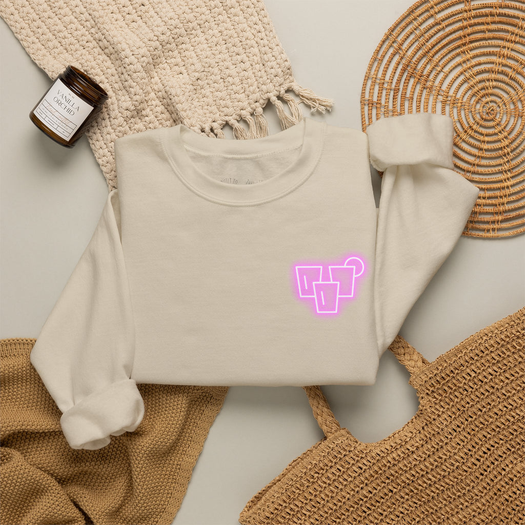 Crewneck Sweatshirt — "Trust Me You Can Dance" Vodka Graphic