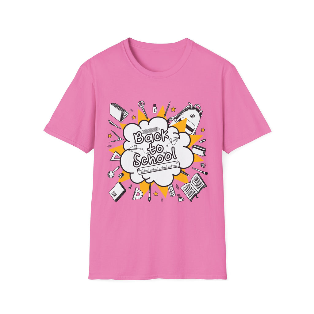 Back to School Graphic Tee — Fun Doodle School Supplies T-Shirt