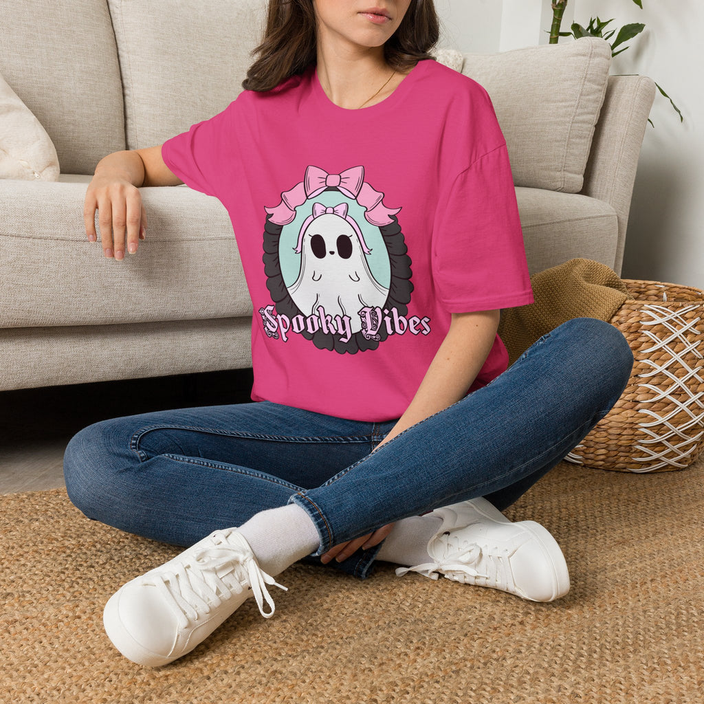 Spooky Vibes Ghost T-Shirt