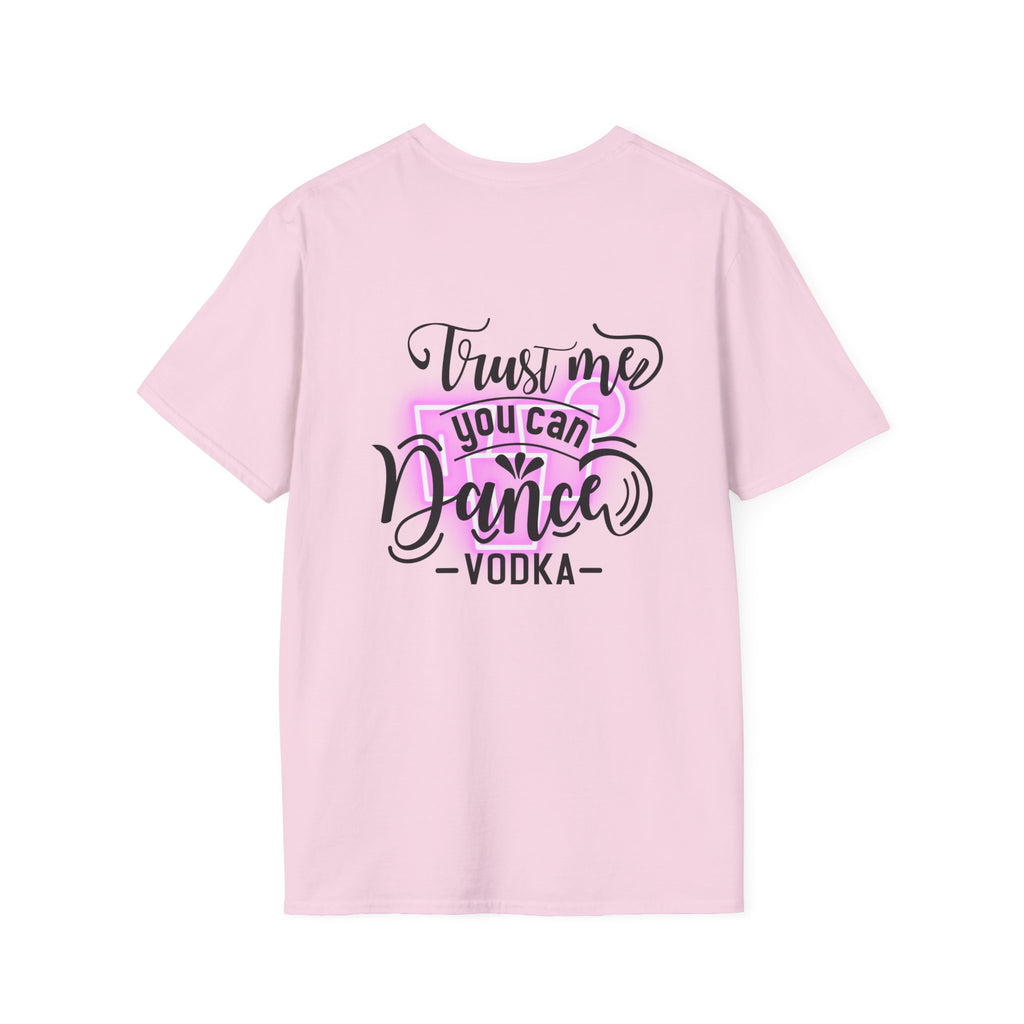 T‑Shirt — Neon Pink Retro Heart Logo Tee